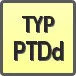 Piktogram - Typ: PTDd